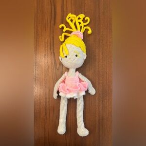 Handmade Crochet Ballerina Doll | Amigurumi | 18”